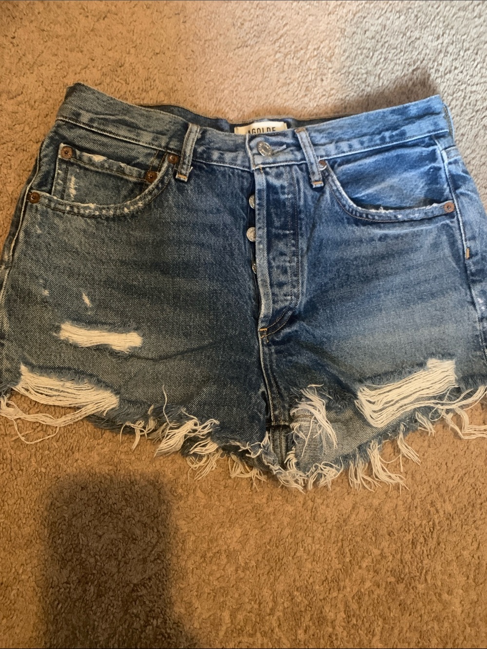 Agolde Parker jean shorts 26